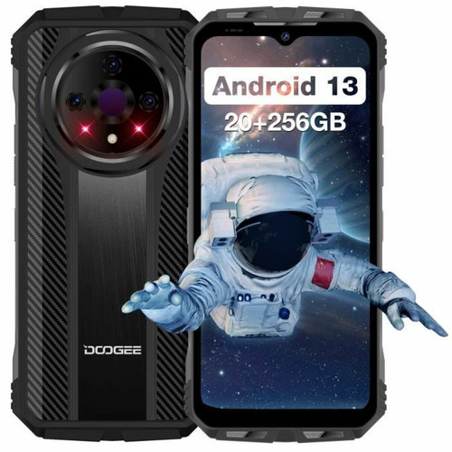 Doogee - Telephone portable incassable DOOGEE V31GT Android 13,6.58"FHD+ 20+256Go déblocage du visage 10800mAh-66W Smartphone débloqué-Noir Doogee  - Smartphone debloque