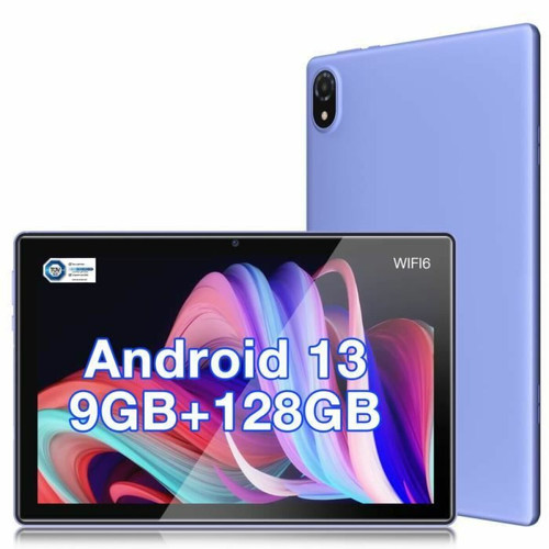 Doogee - Tablette tactile DOOGEE U10 PC 10.1 pouce Android 13 9+128 Go Batterie 5060mAh Widevine L1 WiFi6 TUV SÜD - Violet Doogee  - Tablette 9 pouces