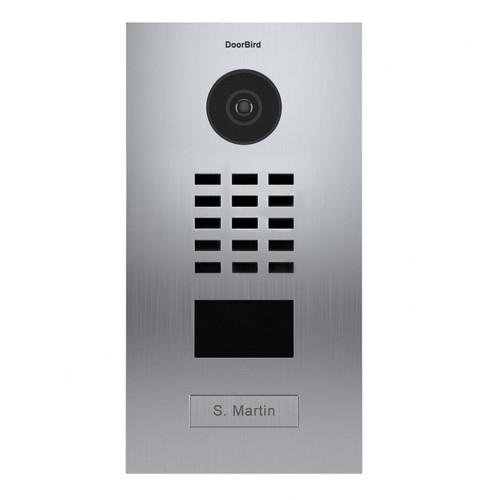 Doorbird - Portier vidéo IP D2101V-B-CR-V2-SP - Alarme maison avec camera smartphone