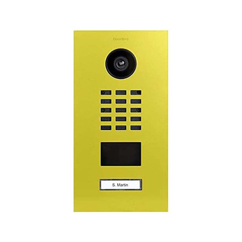 Doorbird - Portier vidéo IP D2101V RAL 1016 - Alarme maison avec camera smartphone