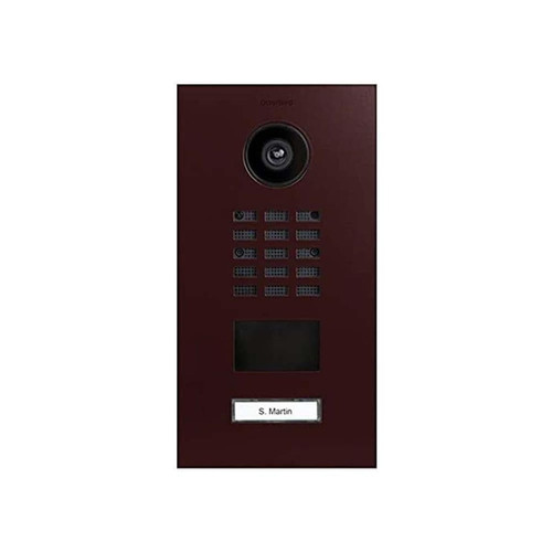 Doorbird - Portier vidéo IP D2101V RAL 3007 - Alarme maison avec camera smartphone