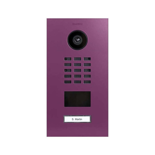 Doorbird - Portier vidéo IP D2101V RAL 4006 - Alarme maison avec camera smartphone