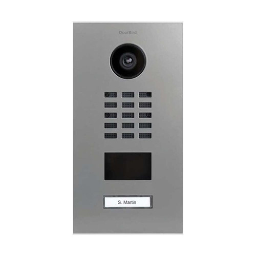Doorbird - Portier vidéo IP D2101V RAL 7044 - Alarme maison avec camera smartphone