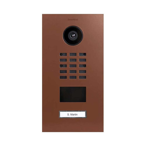 Doorbird - Portier vidéo IP D2101V RAL 8004 - Alarme maison avec camera smartphone