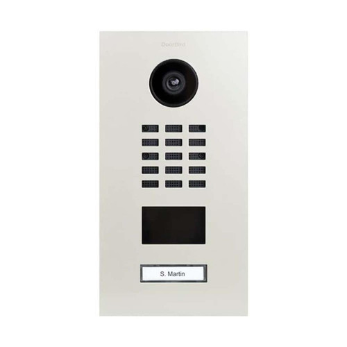 Doorbird - Portier vidéo IP D2101V RAL 9010 - Alarme maison avec camera smartphone