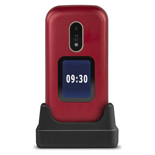 Doro - Doro 6060 (Double Sim, Clapet, 2.8'') Rouge Doro  - Smartphone à moins de 100 euros Smartphone