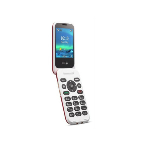 Smartphone Android Doro Doro 6880 4G Clapet - Rouge / Blanc