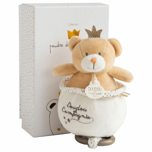 Doudou et compagnie - Peluche musicale Perlidoudou Ours petit roi - Doudou et compagnie Doudou et compagnie  - Ours musical