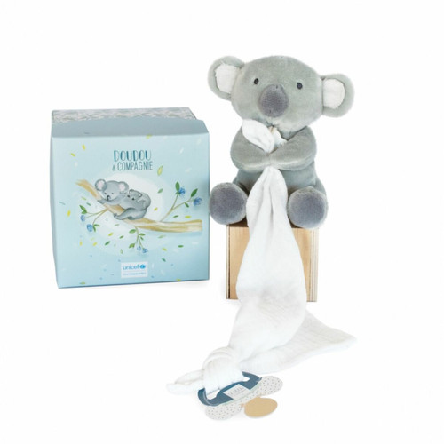 Doudou et compagnie - Doudou attache sucette koala UNICEF - Doudou et compagnie Doudou et compagnie  - Peluche Koala Peluches
