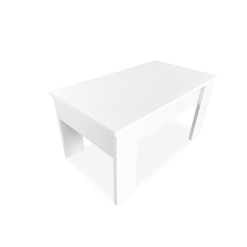 Dreaming Online - Table Basse, Elevable, Couleur Blanc Dreaming Online  - Table a manger haute