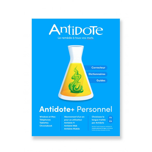 Druide - Antidote+ Personnel - Abonnement 1 an - 1 utilisateur - A télécharger - Utilitaires Bureautique