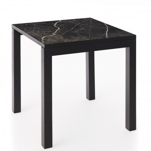 Ds Meubles - Table  Luxury  75x75 Black Matt NG Ds Meubles  - Structure table