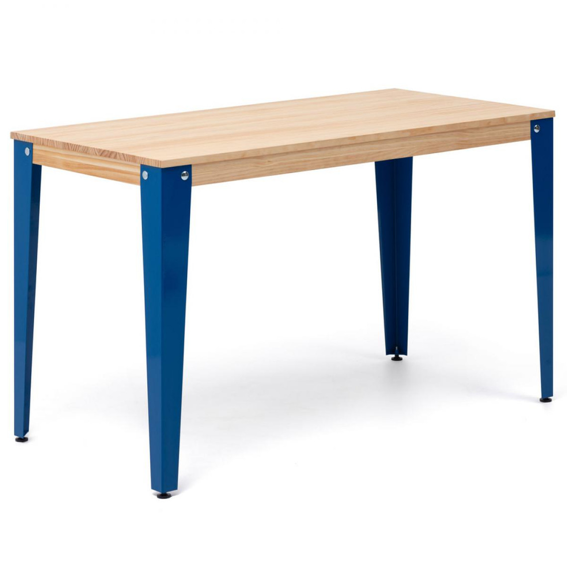 Ds Meubles Table bureau Lunds  120x80x75cm  Bleu-Naturel. Box Furniture