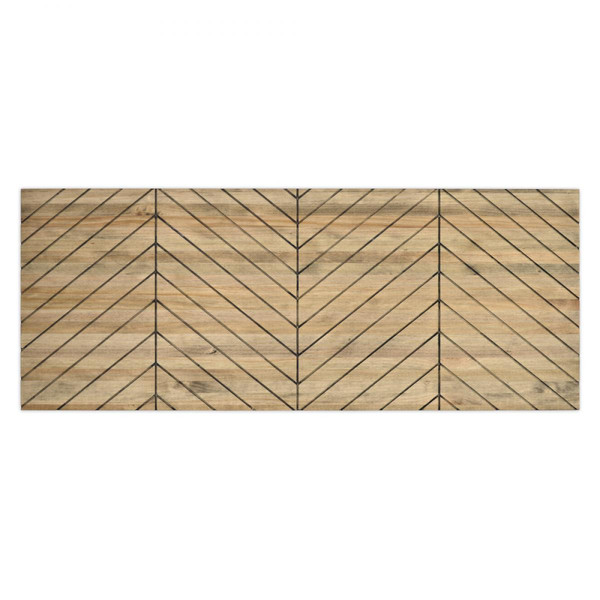 Têtes de lit Ds Meubles Tête de lit en bois massif de pin. Chevron. 150X60x1,8cm.