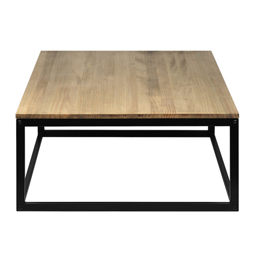 Ds Meubles Table basse Icub.  80x120x37 cm. Noir