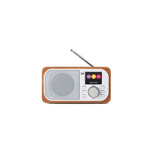 Radio Dual Enceinte Radio Réveil en Bois numérique FM / DAB+ / BT - Dual