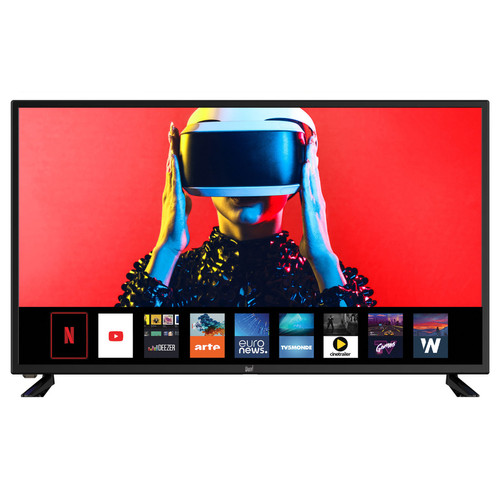 TV 32'' à 39'' Dual DUAL - SMART TV LED HD 39'' (80cm) - WIFI - NETFLIX - SCREENCAST - 2x HDMI - 2x USB PVR 2.0
