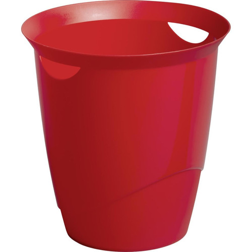 Durable - DURABLE Corbeille à papier TREND, 16 litres, rond, rouge () Durable  - Durable