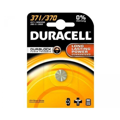 Duracell - Duracell Batterie Silver Oxide Knopfzelle 371/370 Blister (1-Pack) 067820 - Duracell