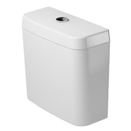 WC Duravit Réservoir blanc double touche D-CODE alimentation latérale - DURAVIT - 927000004