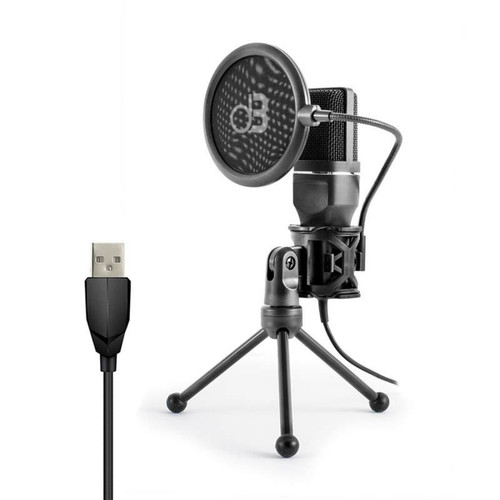 Justgreenbox - Ensemble de microphone à condensateur USB avec