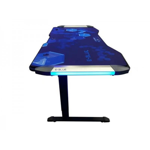 E-Blue Bureau Gamer King Size Smart LED RGB – E-BLUE - EGT576-S - Hauteur ajustable - Largeur 1m75