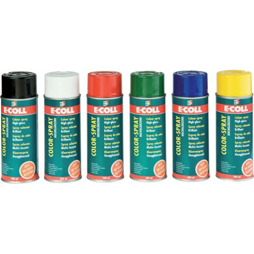 E-COLL - Spray colorant 400ml rouge E-COLL (Par 6) E-COLL  - Scellements chimiques