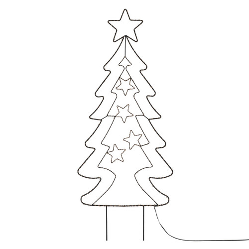 Ecd Germany - Étoile filante à LED quadruple pour Noel guirlande lumineuse  extérieur/intérieur - Décorations de Noël - Rue du Commerce