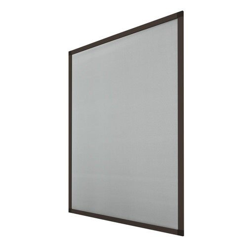 Ecd Germany - 3 x moustiquaire cadre en aluminium brun - Moustiquaire Fenêtre