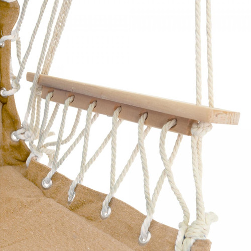 Balancelle de jardin Chaise suspendue siège fauteuil suspendu hamac Terracotta charge max. 120 kg