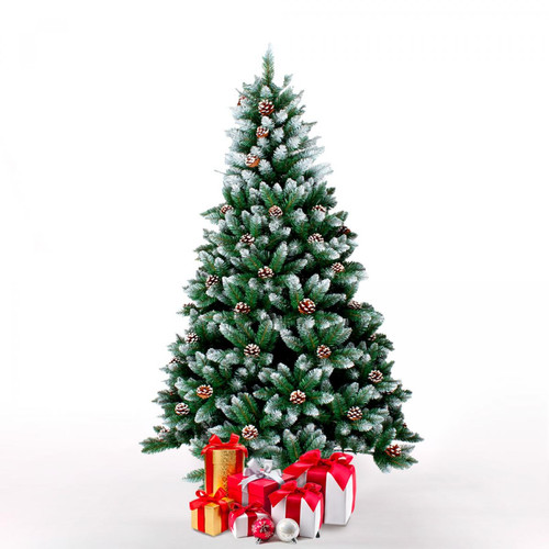 Eco-Xmas - Sapin de Noël artificiel avec décorations décoré 180 cm Manitoba - Sapin de Noël