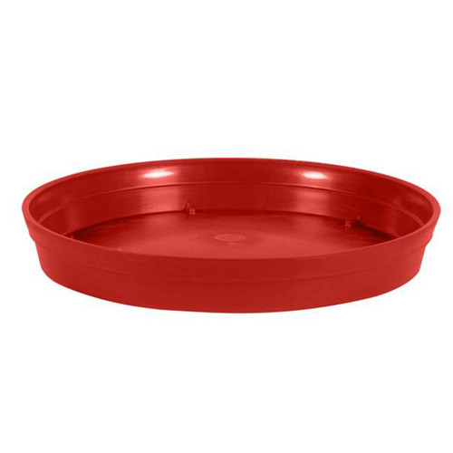 Pots, cache-pots Eda Soucoupe Ø 28 cm pour pot Ø 40 cm - Rouge rubis