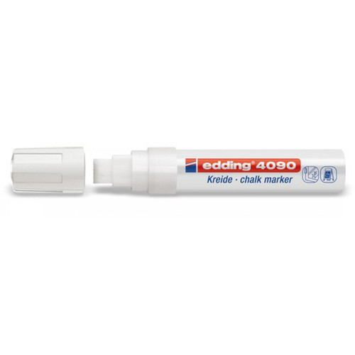 Edding - Marqueur EDDING Blanc non permanent craie liquide 4-15mm pour fenêtres et ardoises - 4095049 Edding - Pointes à tracer, cordeaux, marquage