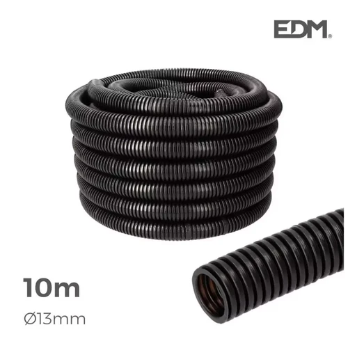Edm - Gaine Électrique ICTA Ø20mm Noir Usage Intérieur 10m Edm  - Fils et câbles électriques