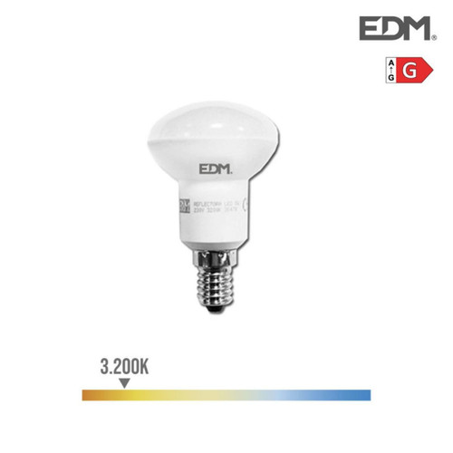 Edm - Ampoule LED E14 5W R50 équivalent à 32W - Blanc Chaud 3200K - Edm
