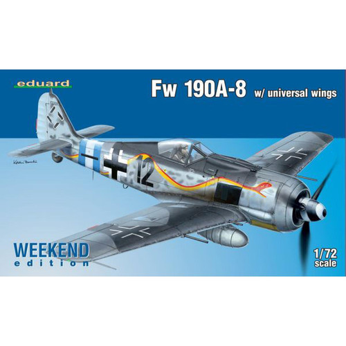Eduard - Fw 190A-8 w/universal wings Weekend Edit - 1:72e - Eduard Plastic Kits Eduard  - Jouets radiocommandés