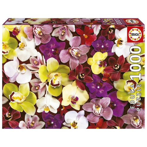 Educa Borras - Puzzle 1000 pcs - Collage Orchidees Educa Borras  - Educa Borras