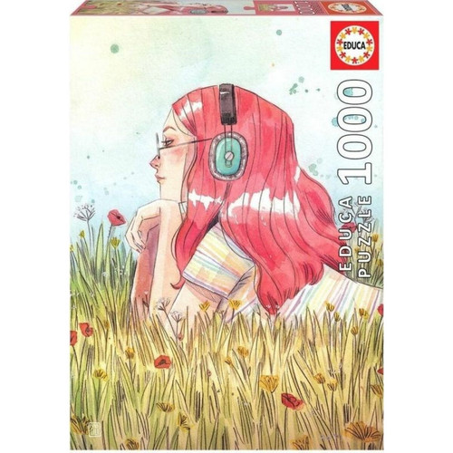 Educa - Educa Exclusive Series Esther Gili Juin. Puzzle 1000 pièces. Ref. 19030, Multicolore Educa  - Jeux & Jouets