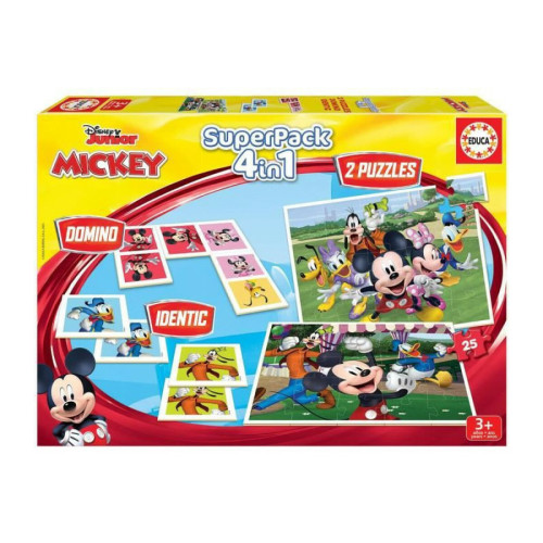 Educa - EDUCA - Superpack Mickey + Friends Educa  - Jeux d'adresse Educa