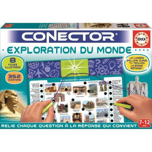 Educa - EDUCA Conector Exploration Du Monde - Casse-tête Educa