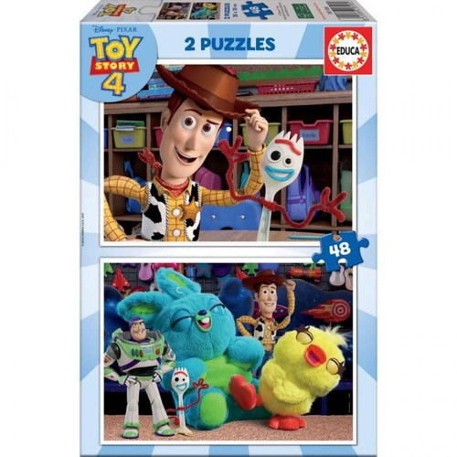 Educa - EDUCA - puzzle 2x48 Toy Story 4 Educa  - Animaux Educa