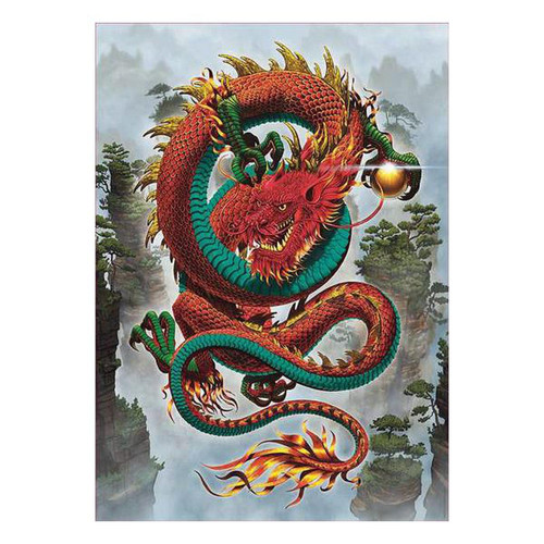 Educa - Puzzle The Dragon Of Good Fortune Vincent Hie Educa (500 pcs) Educa  - Puzzle dragon