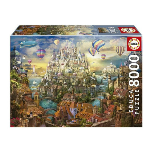 Jeux d'adresse Educa VILLE DE ReVE - Puzzle de 8000 pieces