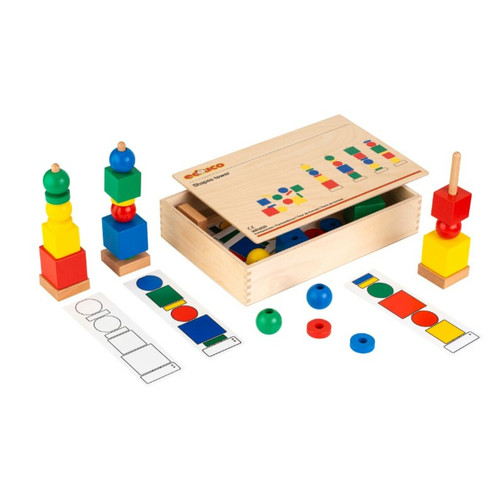 Educo - Tour de formes et couleurs - jeu Montessori Educo  - Jeux de société