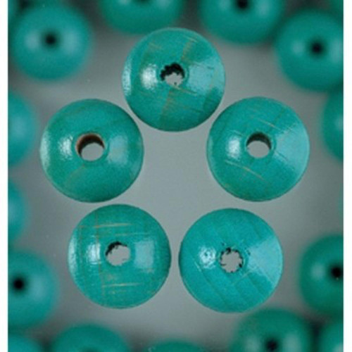 efco - Lot de 80 Perles en bois diam. 8 mm, diam. de perçage 2,3 mm efco  - efco