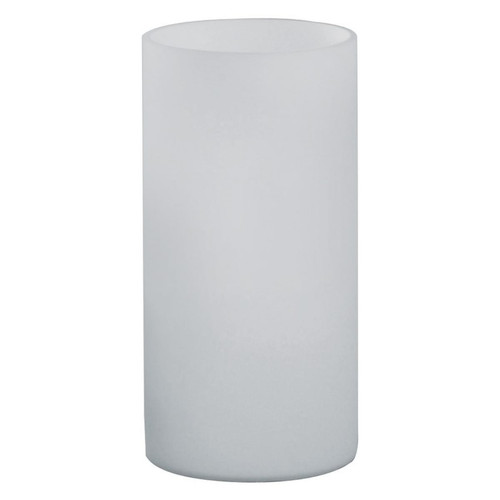 Eglo - Petite lampe de table à 1 ampoule en verre opale cylindrique, E14 Eglo  - Lampe a poser verre