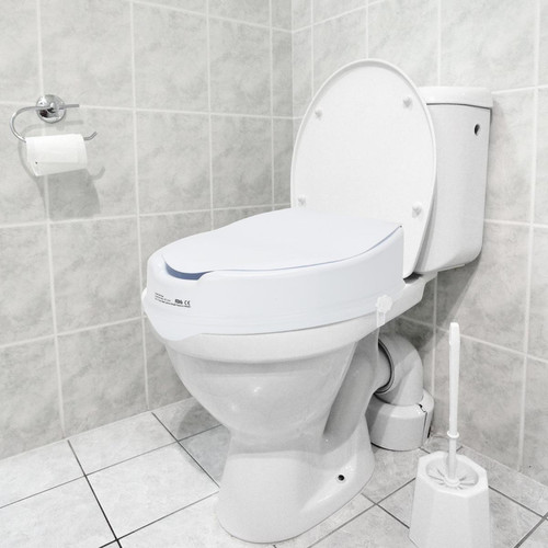 Abattant  WC Réhausseur WC Autres accessoires d'hygiène Aides à la toilette 10 cm Siège de toilette avec couvercle Rehausse WC