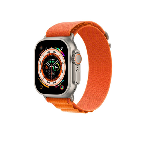 Eko - Eko Bracelet pour Apple Watch Ultra 49mm en Textile Orange Eko  - Bonnes affaires Accessoires bracelet connecté