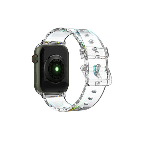 Eko - Eko Bracelet pour Apple Watch 42/44/45mm en TPU Translucide Transparent Eko  - Accessoires bracelet connecté