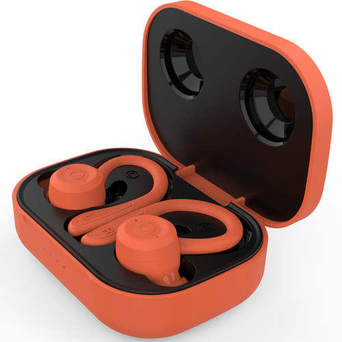 El Contente - Oreillettes suspendues sans fil Bluetooth, oreillettes résistantes à la transpiration, étanches IPX6 El Contente  - Son audio